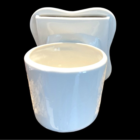 Rare Vintage Holland Mold Ceramic Photo Frame Planter “Gardenia Photo Frame” - Picture 4 of 8